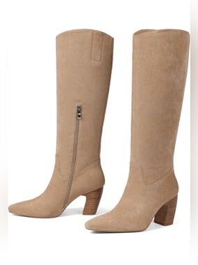🆕Women's Suede Mid-Calf Slouch Boots